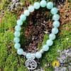 Grüne Aventurin Armband mit Baum des Lebens 8mm – Bild 5