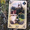 Klassisches Lenormand Klassische Zigeunerkarte von Paulo Rodrigues auf Portugiesisch
