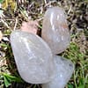 Rolled Rutilated Golden Quartz