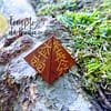 Pirâmide Chakra Símbolos Reiki Jaspe Vermelho - immagine 2