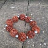 Bracciale d'argento Rudraksha 5 Muhkhis