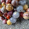 Japa Mala Mookaite e Labradorita 8mm
