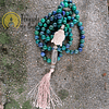 Japa Bag Buddha White Chrysocolla 8mm - Image 3
