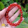 Bracelet en cornaline 8 mm – Image 2