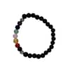 Bracciale in Pietra Lava e 7 Chakra