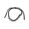 Pulseira de Quartzo Rosa com fio