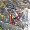 Pulseira de Jaspe Vermelha com Cordão 6mm