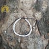 White Howlite Bracelet with Adjustable Cord - Image 4