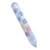 Bastao Selenite 7 Chakras Coloridos 1 Ponta