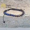 Pulsera de Sodalita Puesta de Sol con Cadena Ajustable 6mm - Imagen 3