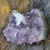 Amethyst und weißer Quarz Kristall Dip 11cm (833 gr) – Bild 2