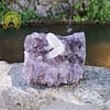 Amethyst und weißer Quarz Kristall Dip 11cm (833 gr) – Bild 3