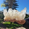 Drusa de Quartzo Branco Lemuriano 8.700 kg