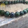 Bracciale in azzurrite con cordino regolabile 6 mm - immagine 4