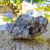 Lepidolita Lilás Bruta com Quartzo Branco 328 gr