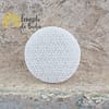 Piastra rotonda di selenite Life Flower 6 cm - immagine 2
