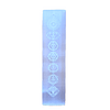 Porta Incenso Selenita Placa 7 Chakras