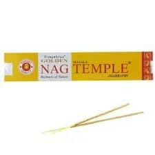 Incienso indio del Templo Golden Nag