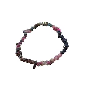 Pulseira de Turmalina Melancia Chips