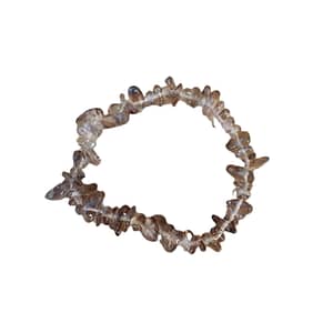 Bracciale con frammenti di quarzo fumé