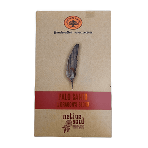 Incenso Natural Native Soul Palo Santo e Dragon’s Blood Caixa
