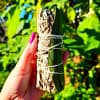 Tocha Salvia Branca e Eucalipto 10 cm