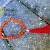 Armband Rudraksha Rot