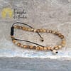 Holz-Jaspis-Armband mit verstellbarer 4mm Kette – Bild 3