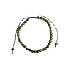 Pulseira de Jaspe Verde com Cordão Regulável 4mm