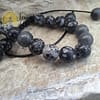 Obsidian-Armband Nevada mit verstellbarer Schnur 6mm – Bild 2