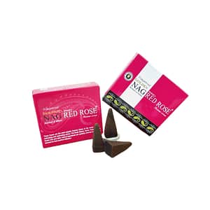 Incenso Indiano Cone Golden Nag Red Rose