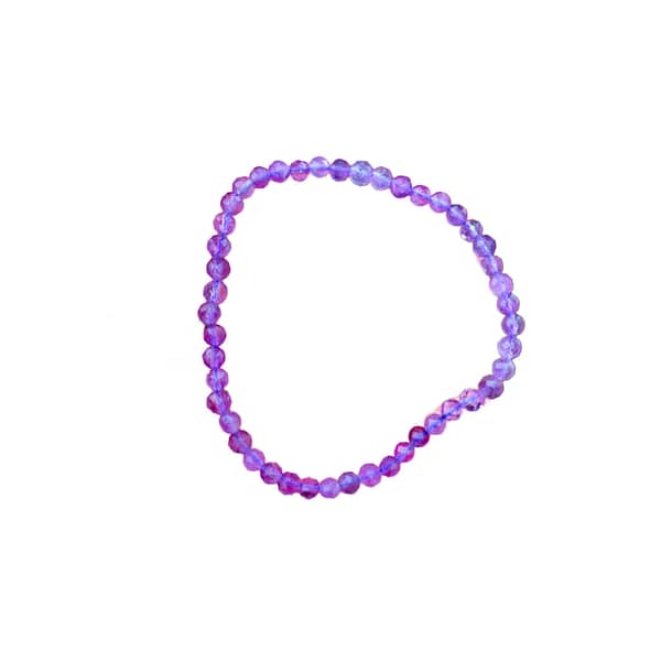 Pulseira Ametista Facetada