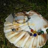 Pyramid White Quartz Pendulum with Tip