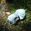 Apatite bleue brute moyenne