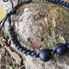 Pulseira de Shungita com cordão - immagine 2
