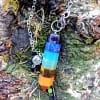 Pendolo a prisma esagonale Chakras