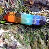 Pendolo a prisma esagonale Chakras - immagine 3