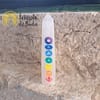 Sélénite pointe 7 Chakras – Image 2