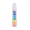 Ponta de Selenita 7 Chakras