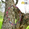 Pulseira Rubi Safira Facetada 4mm - Imagen 2