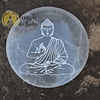 Plaque Bouddha en sélénite 10cm – Image 2