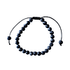 Pulseira de Obsidiana Nevada com Cordão Regulável 6mm