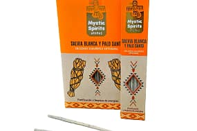 Incenso Mystic Spirits Salvia Branca e Pau Santo Caixa