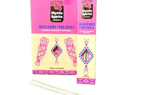 Incenso Mystic Spirits Salvia Branca e Rosa Selvagem Caixa