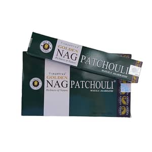 Indische Weihrauch Golden Nag Patchouli Box