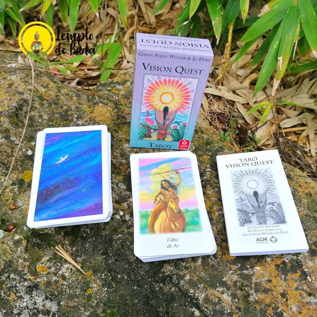 Tarot Vision Quest de Gayan Sylvie Winter e Jo Dosé em Português - Image 2