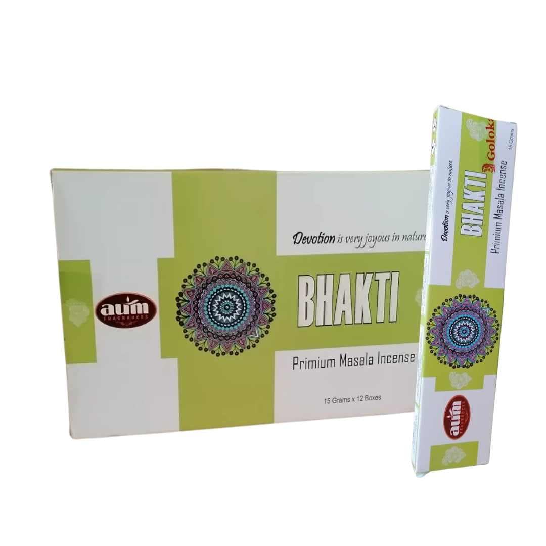 Incenso Indiano AUM Bhakti Caixa