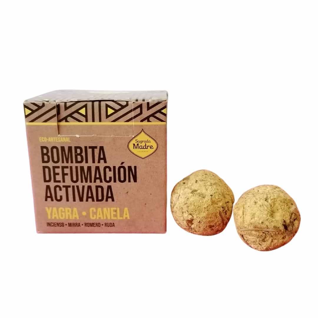 Bombita de Defumação Ativada Sagrada Madre Yagra e Canela