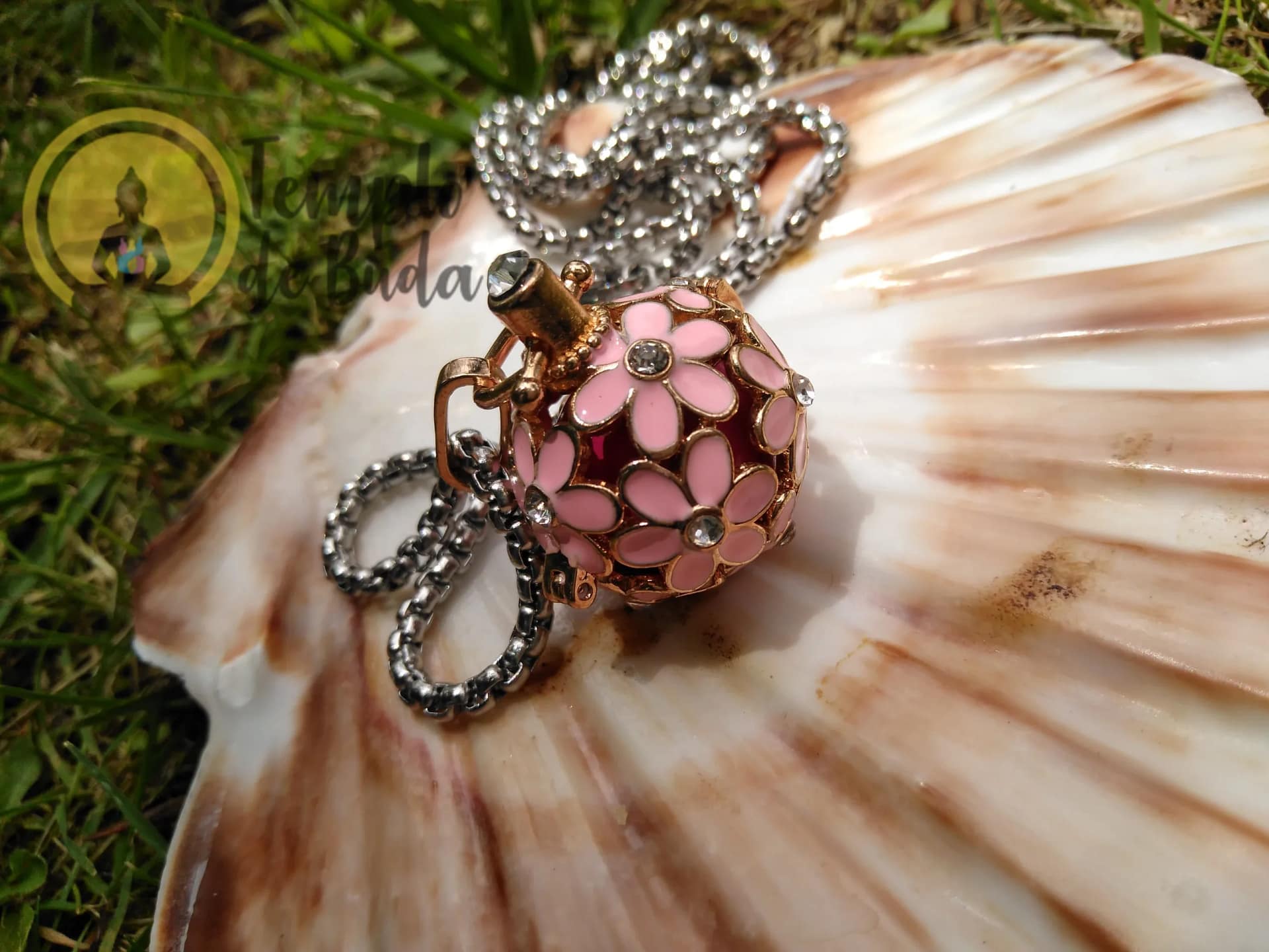 Chamador de Anjos Flores Rosas