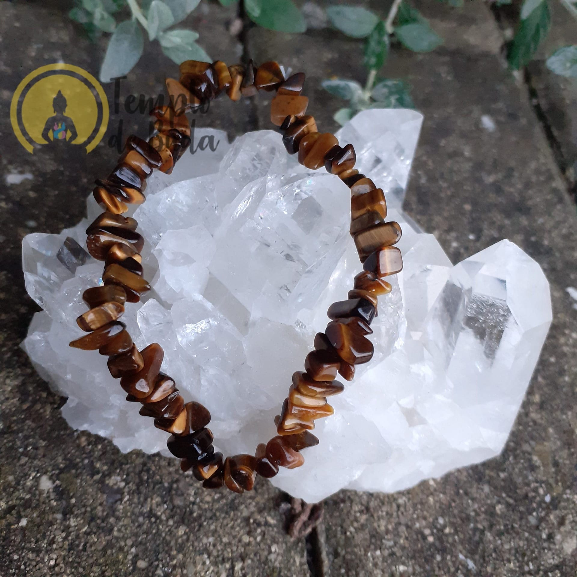 Pulseira de Olho de Tigre Chips